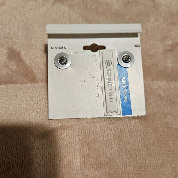 Liz Claiborne Silver Dangle Earrings - Picture 3 of 5